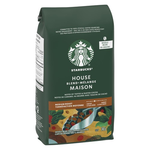 Starbucks Whole Bean Coffee House Blend 340 g