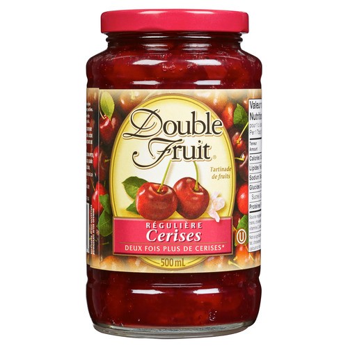 Double Fruit Jam Cherry Regular 500 ml