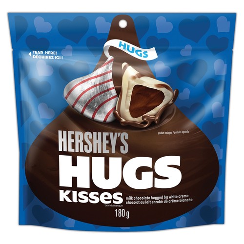Hershey's Hugs Milk Chocolate Kisses 180 g