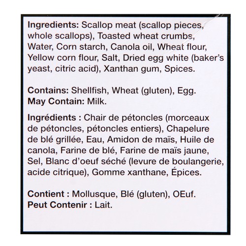 Comeau's Sea Foods Breaded Scallops 227 g