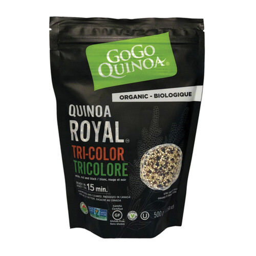 GoGo Quinoa Organic Tri-Color Quinoa Royal 500 g