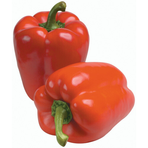 Organic Peppers Red 2 Count