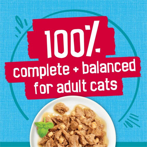 Friskies Tasty Treasures Wet Cat Food Ocean Fish and Tuna in Sauce 156 g