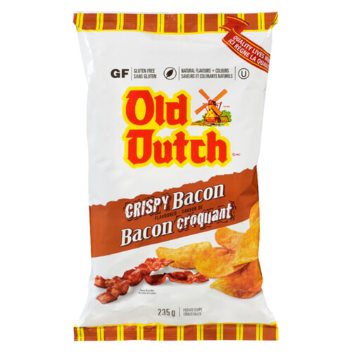 Old Dutch Potato Chips Crispy Bacon 235 g