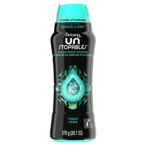Downy Unstopables Fabric Softener In Wash Scent Booster Fresh 570 g
