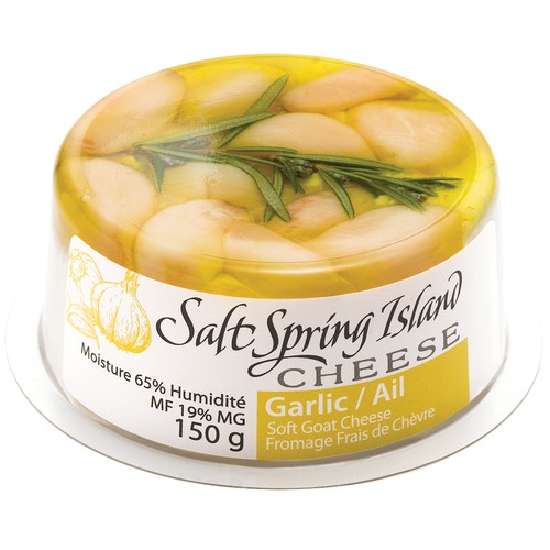 Salt Spring Island Cheese Garlic Goat Cheese 150 g
