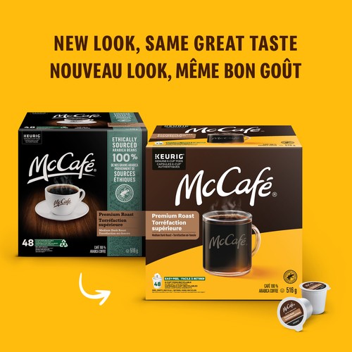 McCafé Ground Coffee Premium Dark Roast Medium 875 g