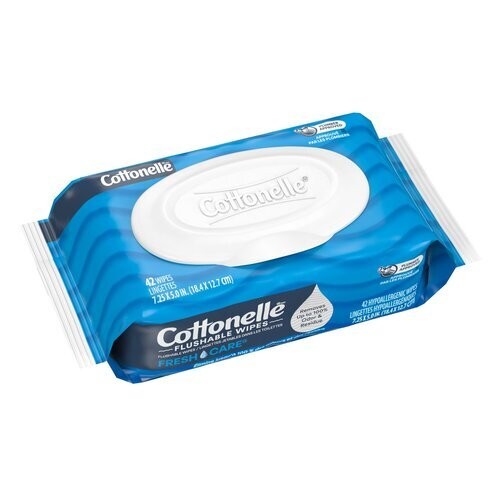 Cottonelle Fresh Care Flushable Wet Wipes 1 Pack 42 Wipes 