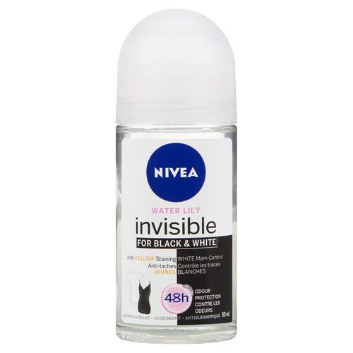 Nivea Invisible Black & White Roll On Antiperspirant 50 ml