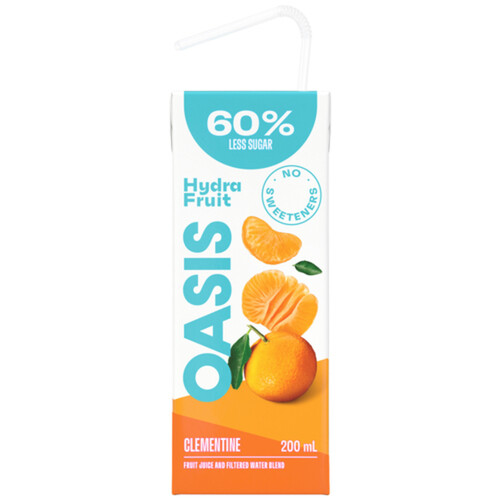 Oasis Hydrafruit Juice Boxes Clementine 8 x 200 ml