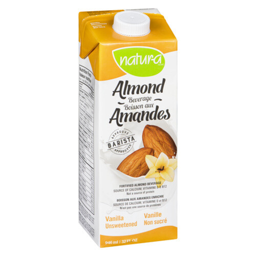 Natur-A Almond Beverage Unsweetened Vanilla 946 ml
