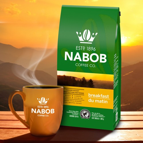 Nabob Ground Coffee Breakfast Blend Medium Roast 300 g