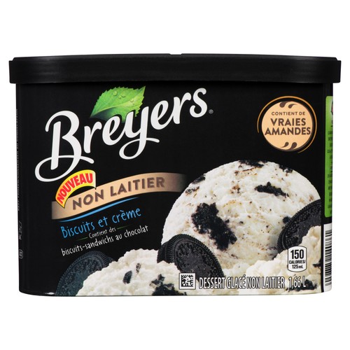 Breyers Classic Cookies & Cream Ice Cream 1.66 L