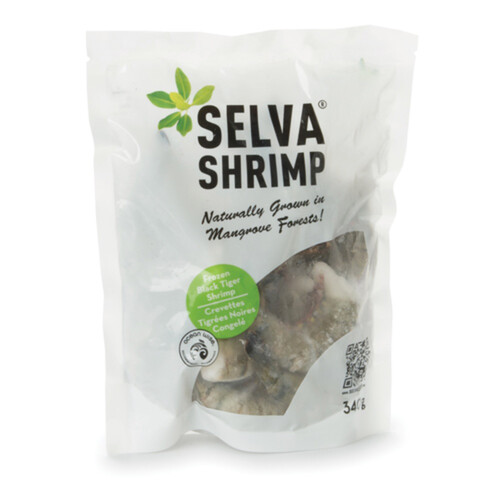 Selva Frozen EZ Peel Raw 21/25 Count Shrimp 340 g