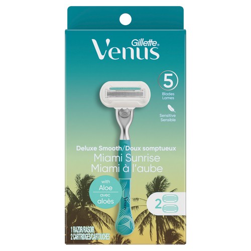 Gillette Venus Deluxe Smooth Razors 2 Cartridges