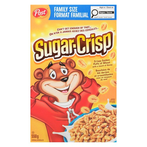 Post Sugar Crisp Cereal 550 g