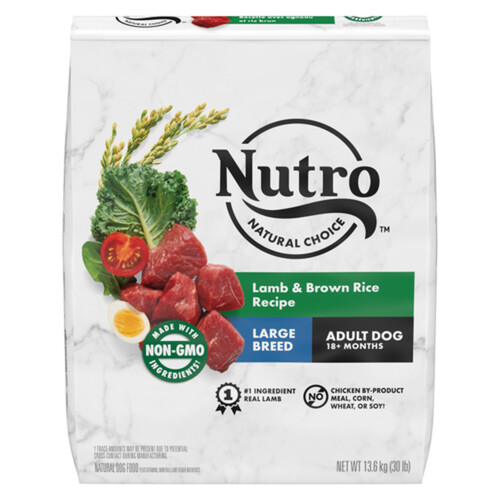 Nutro Natural Choice Large Breed Adult Dry Dog Food With Lamb 13.61 kg