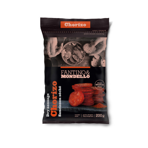 Fantino & Mondello Dry Sausage Sliced Chorizo 200 g