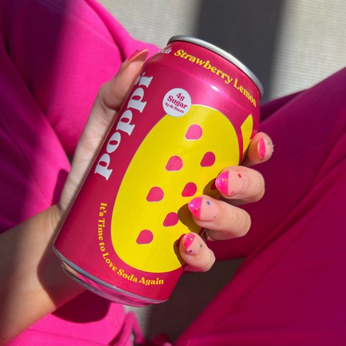 Poppi Soda Strawberry Lemon 355 ml (can)