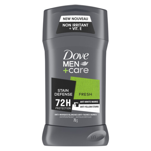 Dove Men+Care Antiperspirant Stick Stain Defense Fresh Deodorant 76 g
