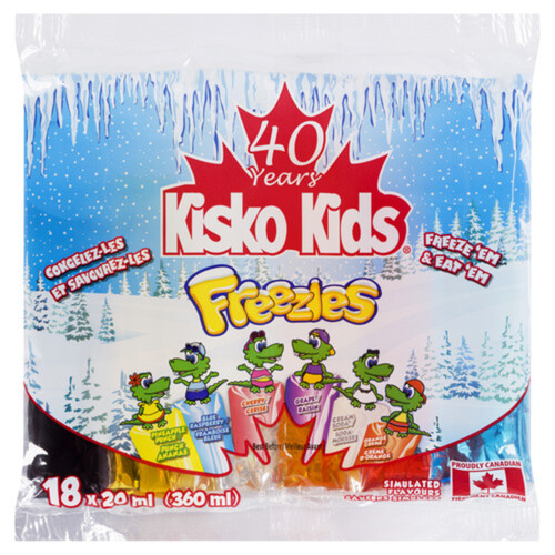 Kisko Kids Freezies Bag 18 x 20 ml