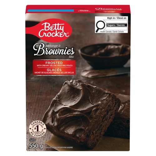 Betty Crocker Brownies Baking Mix Chocolate Frosting 16 Servings 550 g
