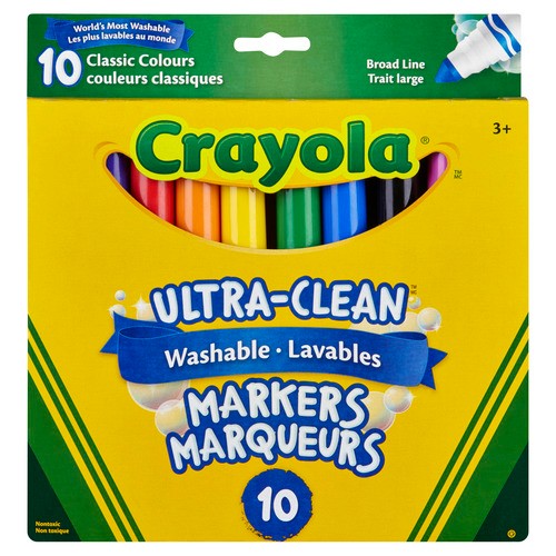 Crayola Wash Ultra Clean Markers 10 Pack