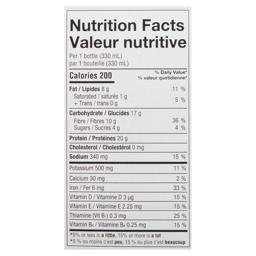 Simply Protein Plant Protein+ Shake Ready To Drink Chocolate 4 x 330 ml