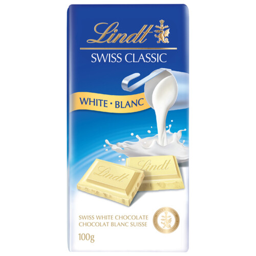 Lindt Swiss Classic White Chocolate Bar 100 g