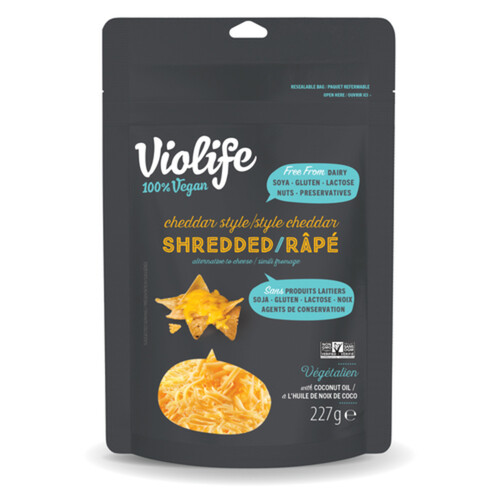 Violife Vegan Shreds Cheese Cheddar Style 227 g
