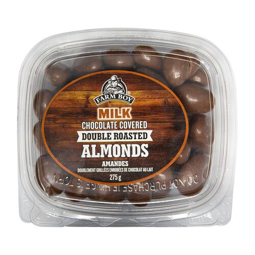 Farm Boy Double Roasted Almonds Milk Chocolate Covered 275 g