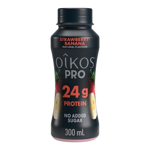 Oikos Pro High Protein Drinkable Yogurt Strawberry Banana 300 ml