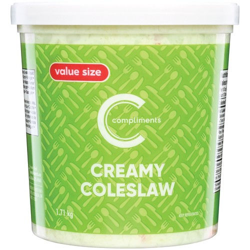 Compliments Coleslaw Creamy 1.7 kg