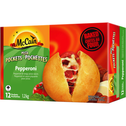 McCain Pepperoni Pizza Pockets 1.2 kg (frozen)