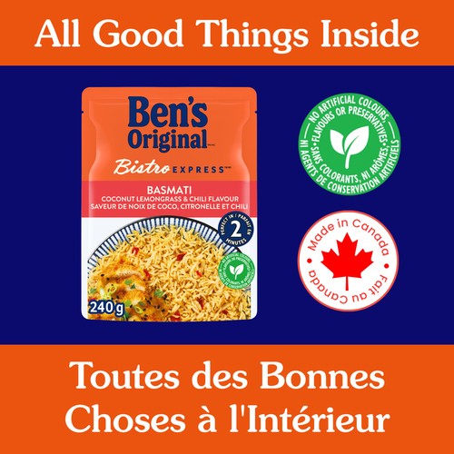 Ben's Original Bistro Express Rice Coconut Lemongrass & Chili 240 g