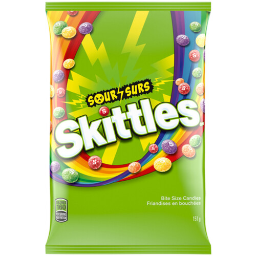 Skittles Sour Chewy Candy Bag 151 g