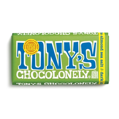 Tony's Dark Chocolate Almond Sea Salt 180 g