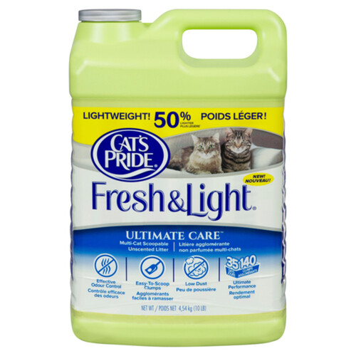 Cat's Pride Unscented Fresh & Light Litter 4.54 kg