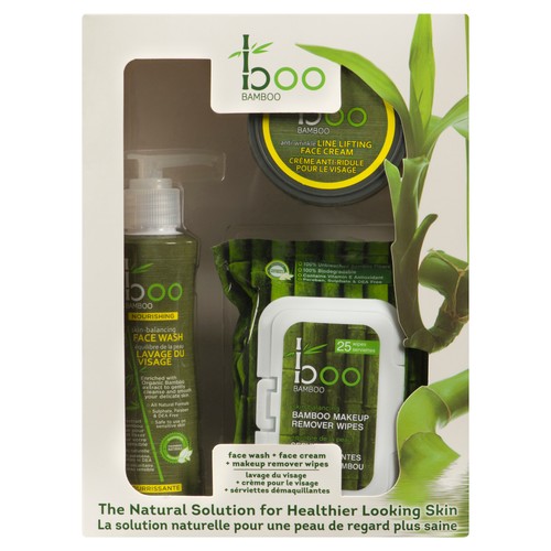 Boo Bamboo Skin Care Gift Set 3 Pieces 1 Pack