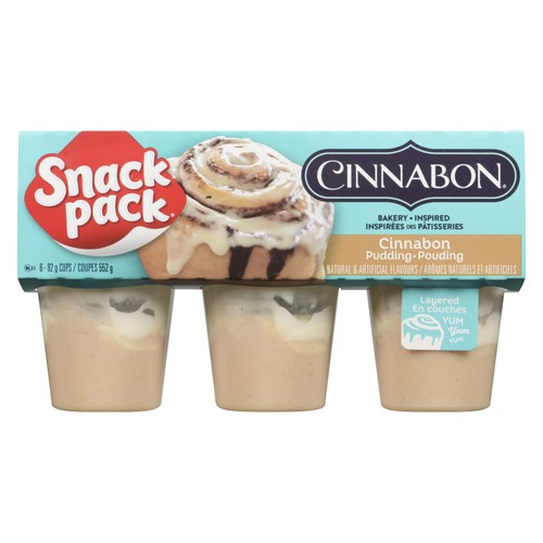 Snack Pack Pudding Cinnabon 6 x 92 g