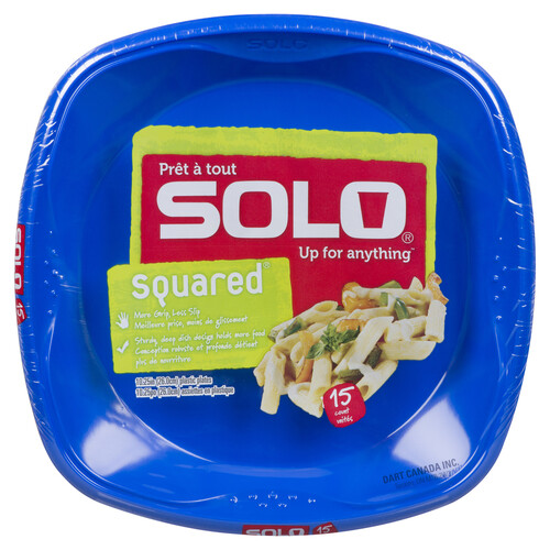 Solo Plates Assorted 10 Inch 15 Pack