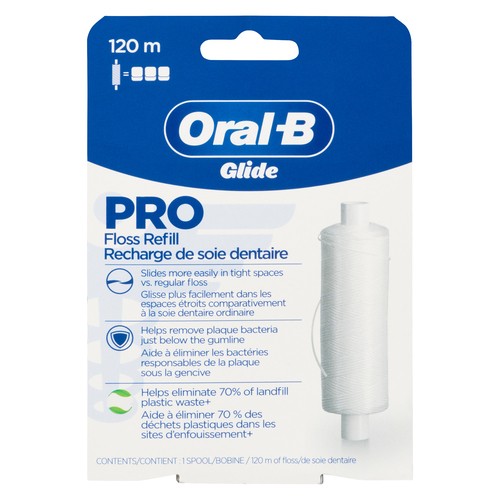 Oral-B Glide Dental Floss Refillable 120-Meter 1 EA 