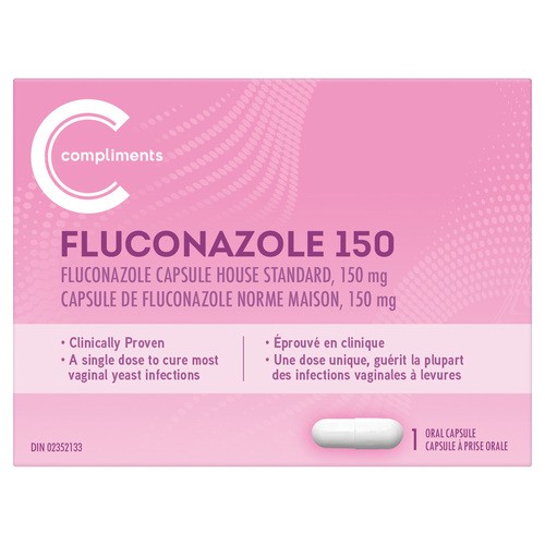 Compliments Fluconazole 150 Oral Capsule 1 EA