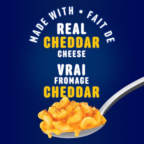 Kraft Dinner KD Deluxe Macaroni And Cheese Sharp Cheddar 349 g