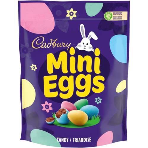 Cadbury Mini Eggs Easter Chocolatey Candy Resealable Bag 943 g