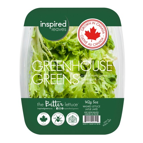 Inspired Leaves Greenhouse Greens Salad 142 g