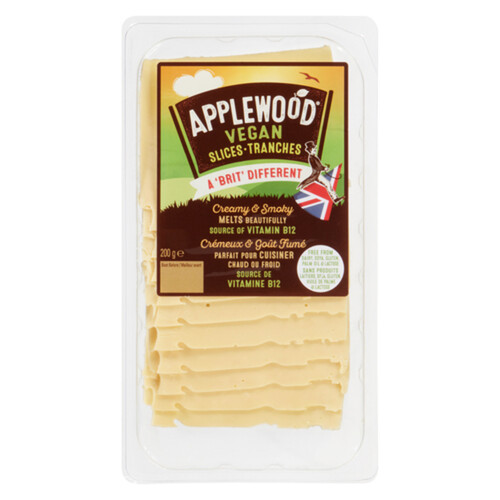 Ilchester Applewood Vegan Sliced Cheese 200 g