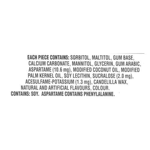 Dentyne Ice Gum Sugar Free Midnight Mint 12 Pieces