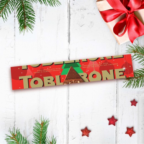 Toblerone Nougat Bar Festive Milk Chocolate With Honey And Almond 360 G