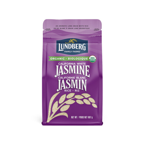 Lundberg Family Farms Organic Rice California White Jasmine 907 g